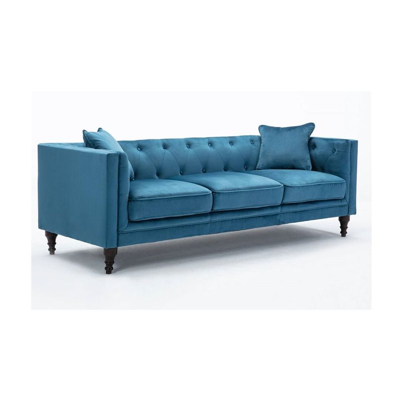 GENERICO - Sofa 3 Cuerpos Bianca Living Furniture Azul