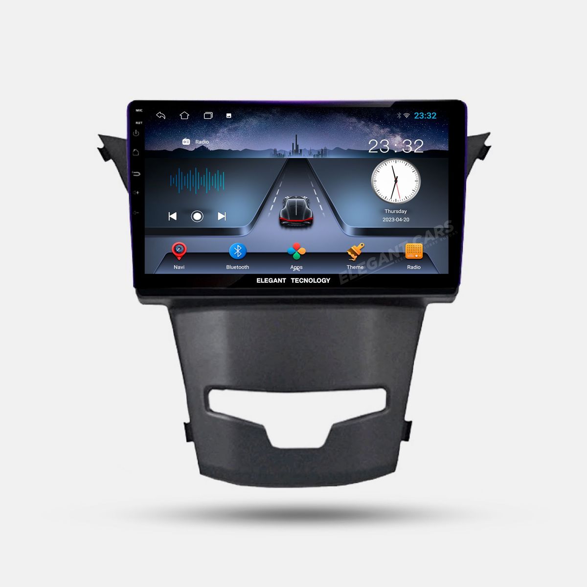 GENERICO - Autoradio Android Pantalla Ssangyong korando 2013-2017 Carplay +Auto 4GB +64GB