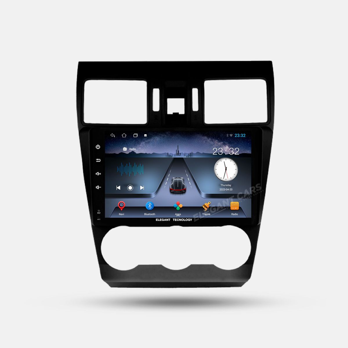 GENERICO - Autoradio Android Pantalla Subaru Forester Impreza WRX STI XV 2013-2017 Carplay +Auto 4GB +64GB