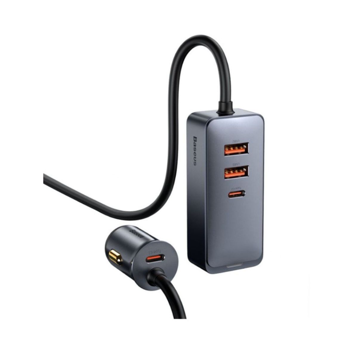 BASEUS - Cargador Auto Baseus Usb C Extension iPhone Android 120w