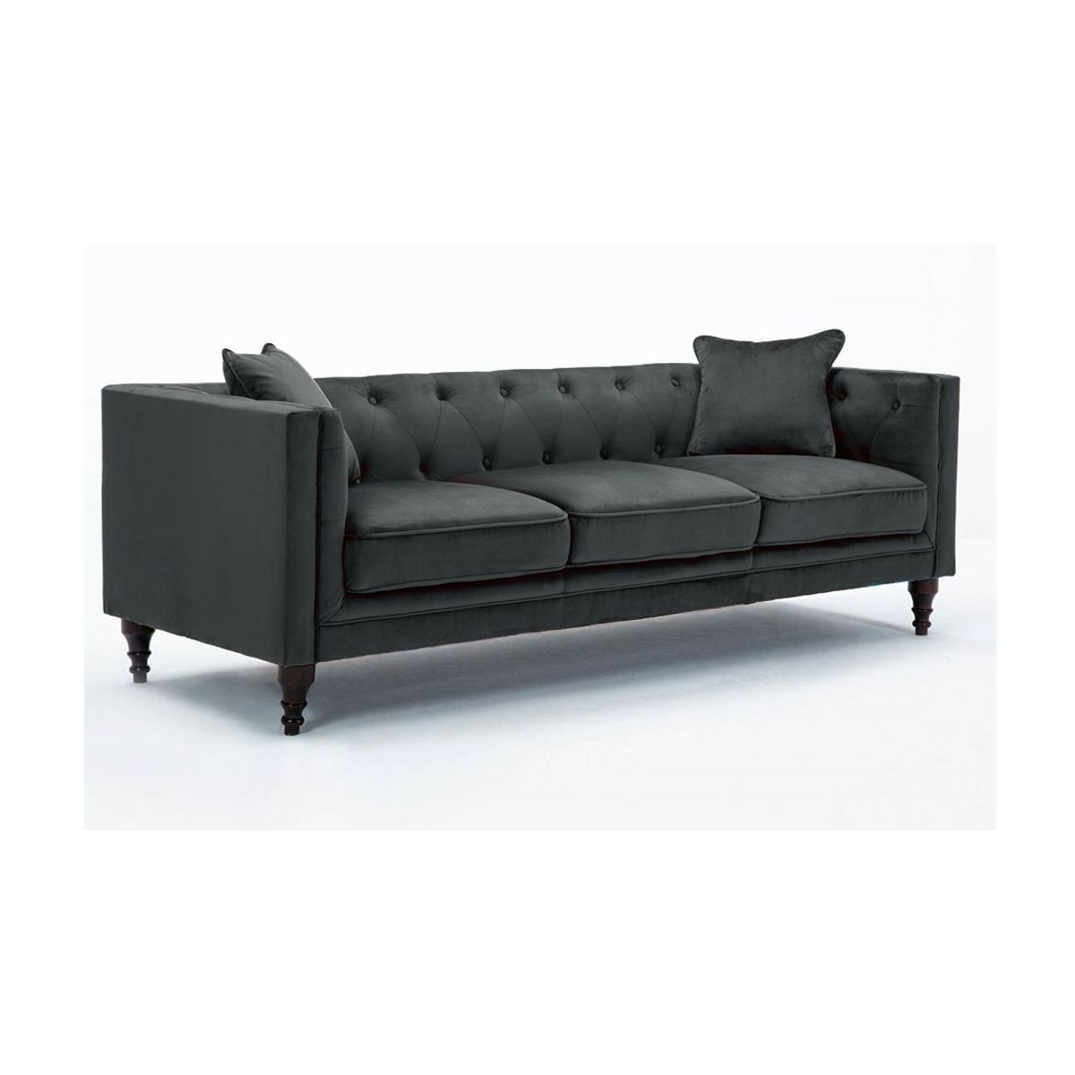 GENERICO - Sofa 3 Cuerpos Bianca Living Furniture Negro