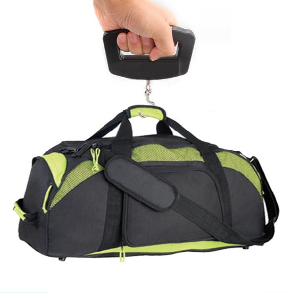 OPALUX - BALANZA DE GANCHO 50KG 2 PILAS AAA  - OPALUX