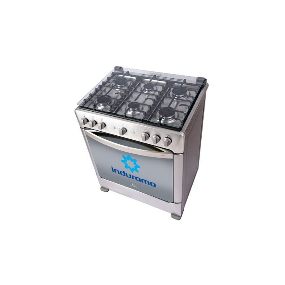 INDURAMA - COCINA INDURAMA PARMA ZAFIRO CROMA 6 QUEMADORES