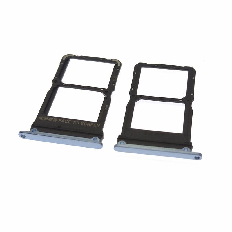 GENERICO - Repuesto Bandeja SIM Micro SD XIAOMI MI 10S - AZUL.