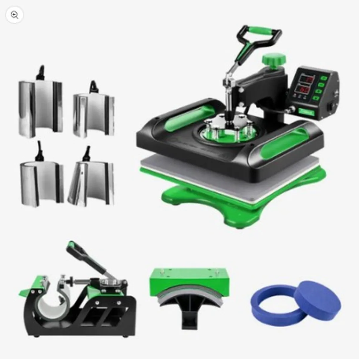 GENERICO - Maquina De Sublimación 8 En 1 Freesub Plancha 38X38 Tazas Gorras Plato