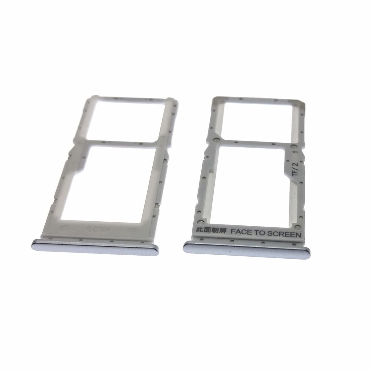 GENERICO - Repuesto Bandeja SIM Micro SD XIAOMI REDMI 10 - BLANCO PLATA.