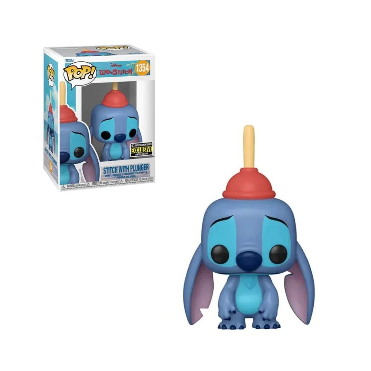 FUNKO - Funko Pop! Disney: Lilo & Stitch - Stitch with Plunger 1354