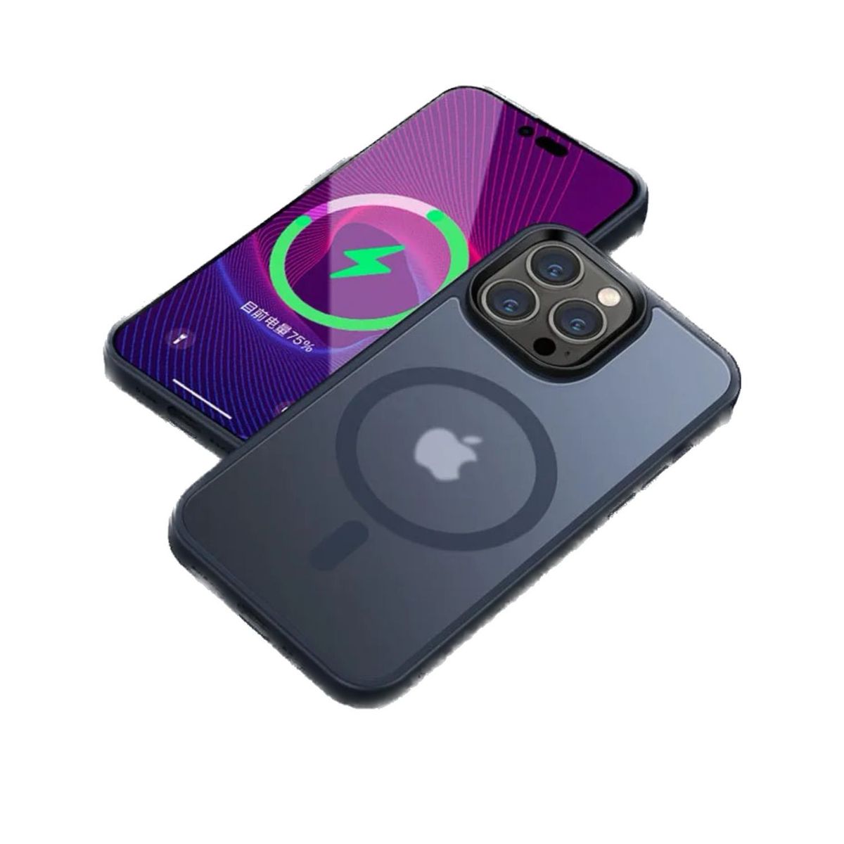 GENERICO - Case Magsafe iPhone 13 Pro Max Azul