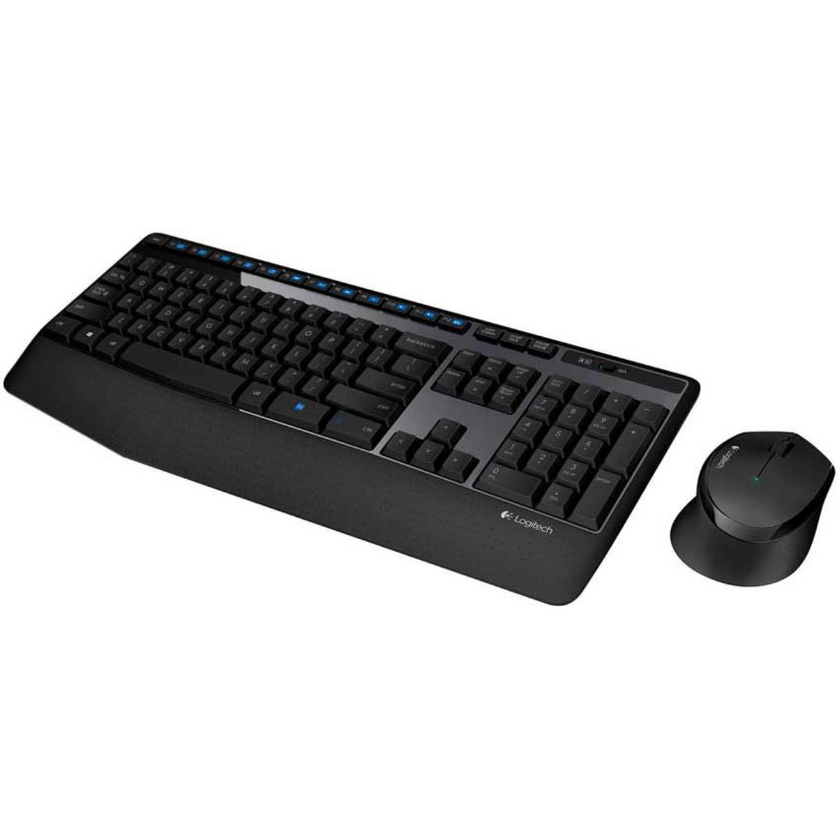 LOGITECH - Teclado y Mouse Kit Logitech MK345 inalámbrico USB Español - Negro