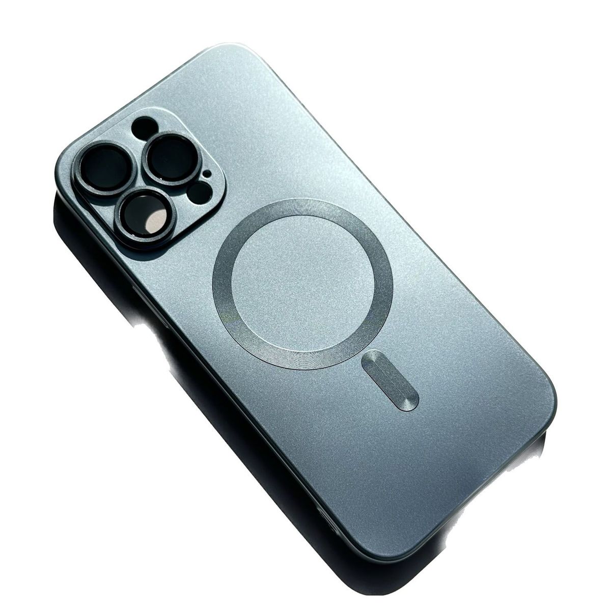 GENERICO - Case Magsafe iPhone 13 Pro Max Celeste Claro