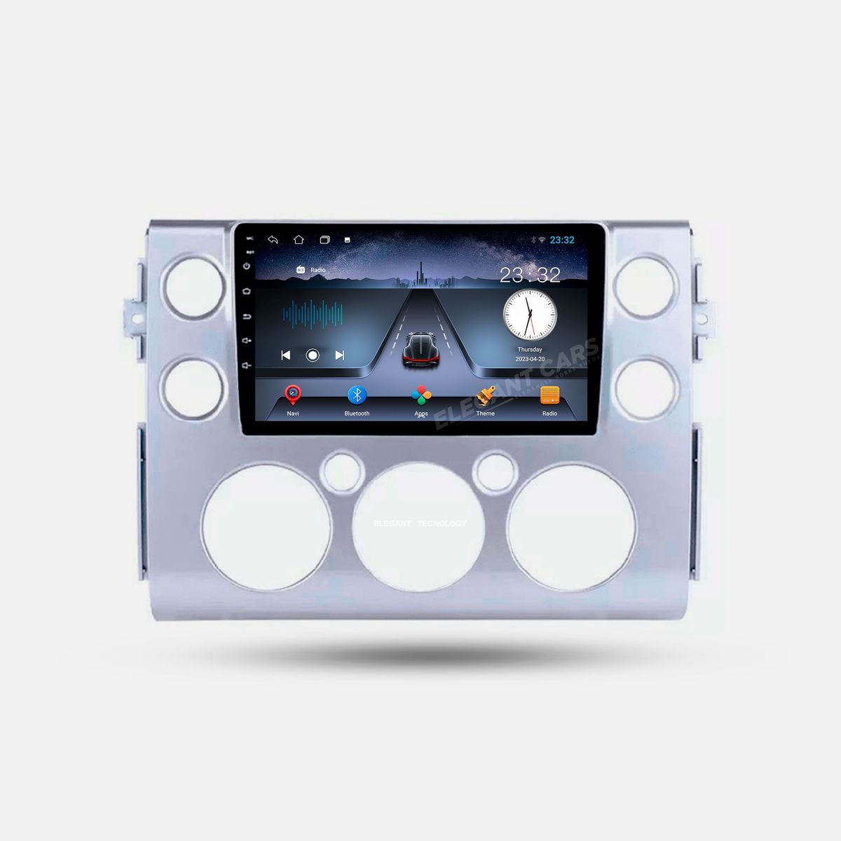 GENERICO - Autoradio Android Pantalla Toyota FJ Cruiser 2007-2019  Carplay +Auto 4GB +64GB