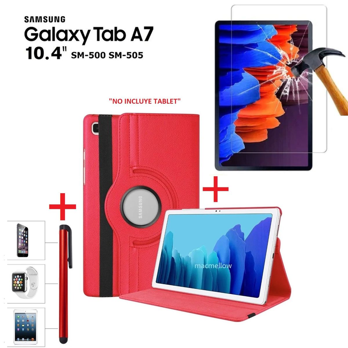GENERICO - Funda con Mica con Lapiz para Samsung Tab A7 10,4 SM-T500 Protector