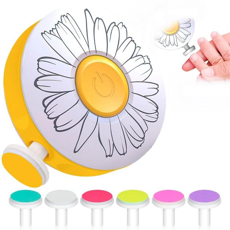 MINARI - Lima de Uñas Bebés Cortauñas Pulidor 6en1 a Pilas AM P30