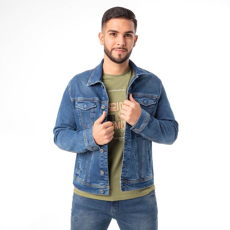 PIONIER - Casaca Denim Stretch Mujer Zarym