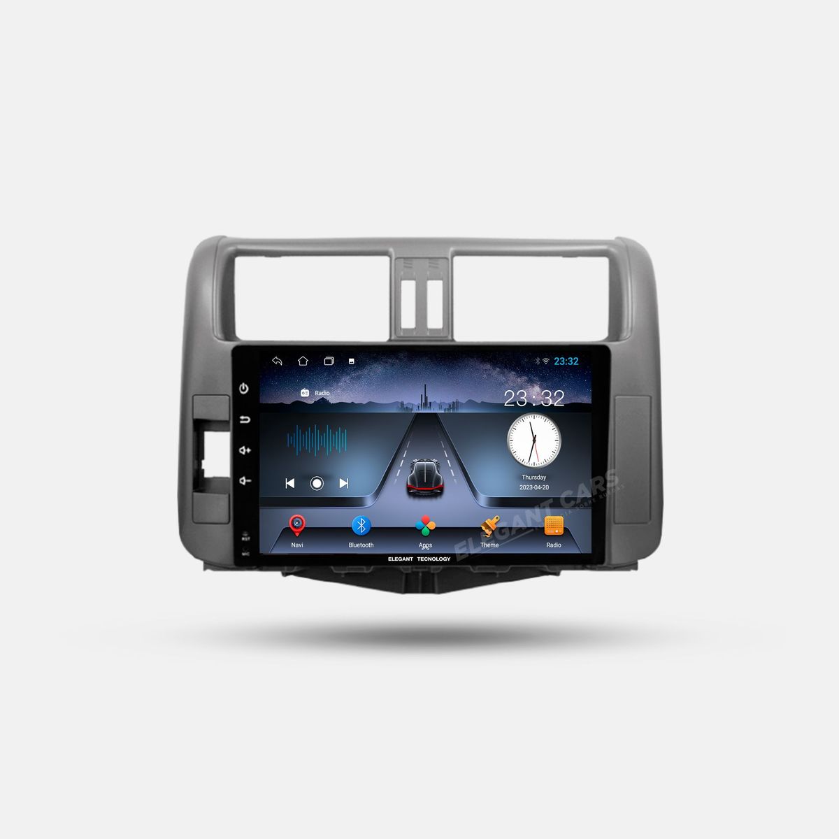 GENERICO - Autoradio Android Pantalla Toyota Land Cruiser Prado 2010-2014 Carplay +Auto 4GB +64GB