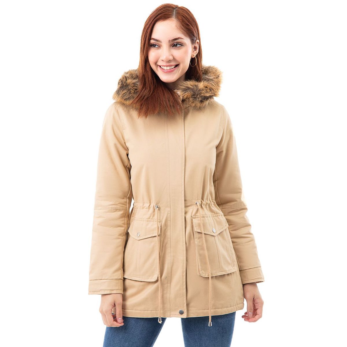 SQUEEZE - Casaca Drill Mujer Ailann