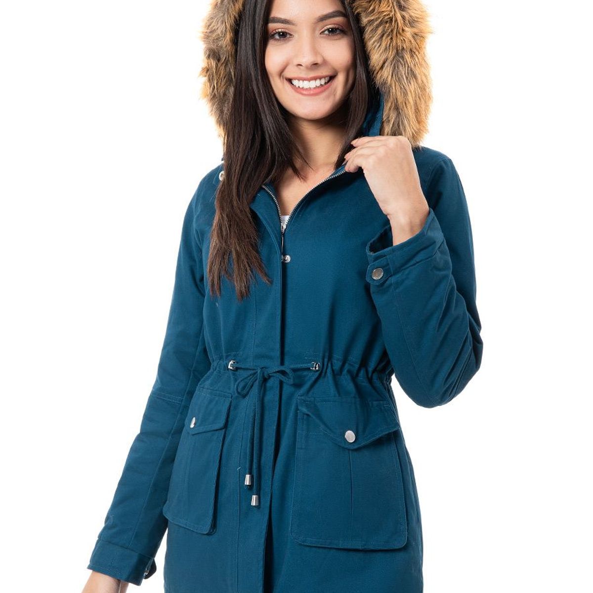 SQUEEZE - Casaca Drill Mujer Ailann