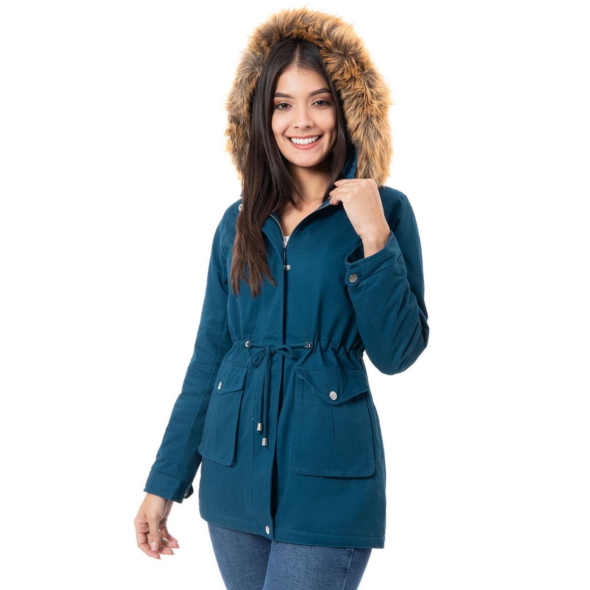 SQUEEZE - Casaca Drill Mujer Ailann