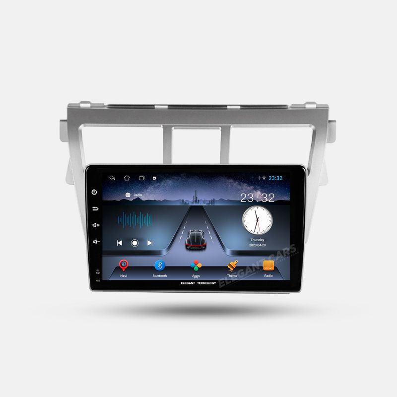 GENERICO - Autoradio Android Pantalla Toyota Yaris 2007-2012 Carplay +Auto 4GB +64GB