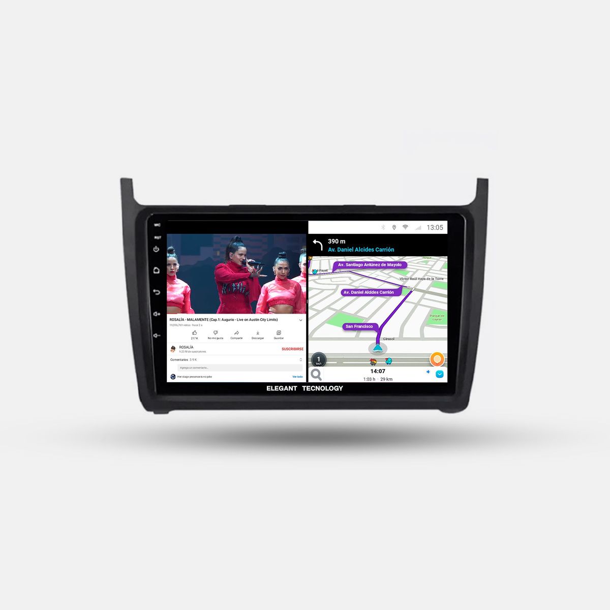 GENERICO - Autoradio Android Pantalla Volkswagen Polo 2008-2020 Cross CCarplay +Auto 4GB +64GB