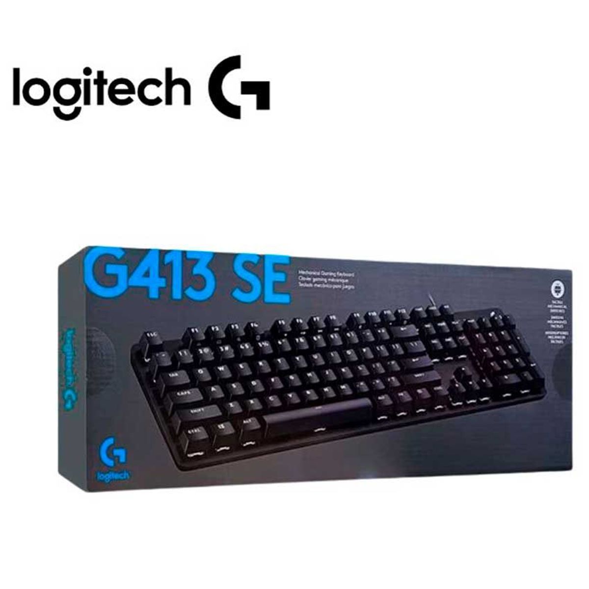 LOGITECH - Logitech G413 SE - Teclado Gaming Mecánico Switch Táctil Cable USB