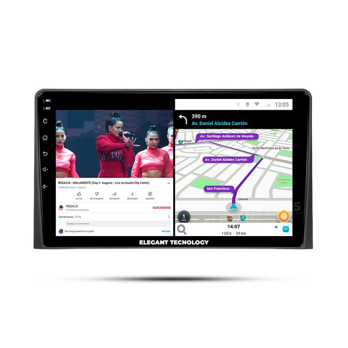 GENERICO - Autoradio Android Pantalla Baic M60 2017 Carplay +Auto 4GB +64GB