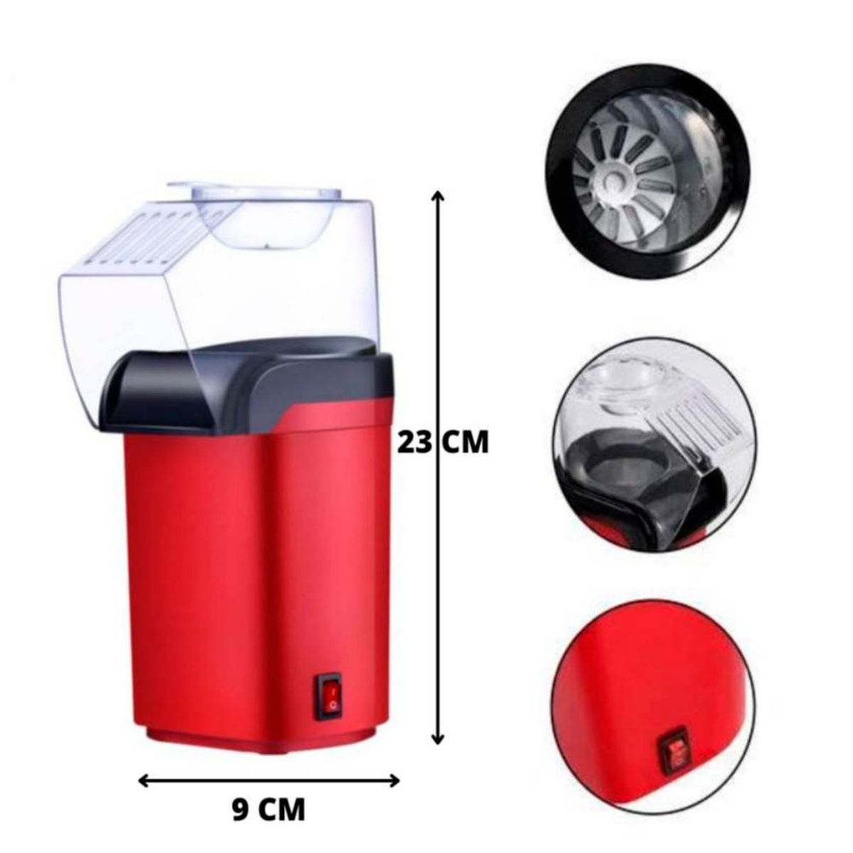 GENERICO - Maquina Para hacer Pop Corn Canchita Cine Pelicula en casa