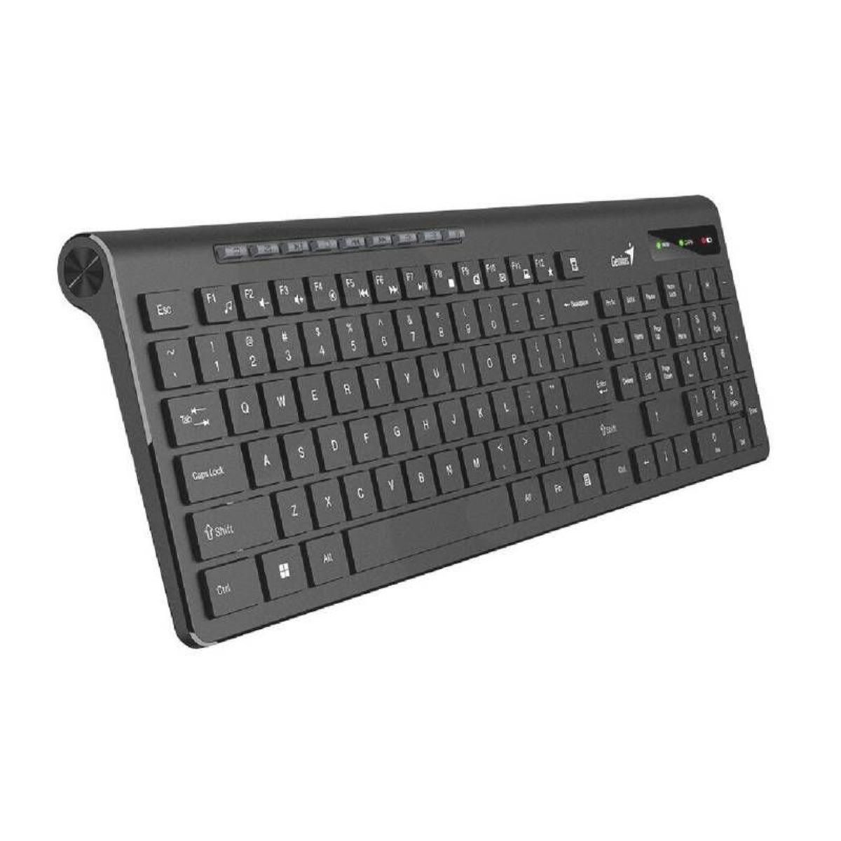 GENIUS - TECLADO GENIUS SLIMSTAR 7230 WIRELESS MULTIMEDIA NEGRO