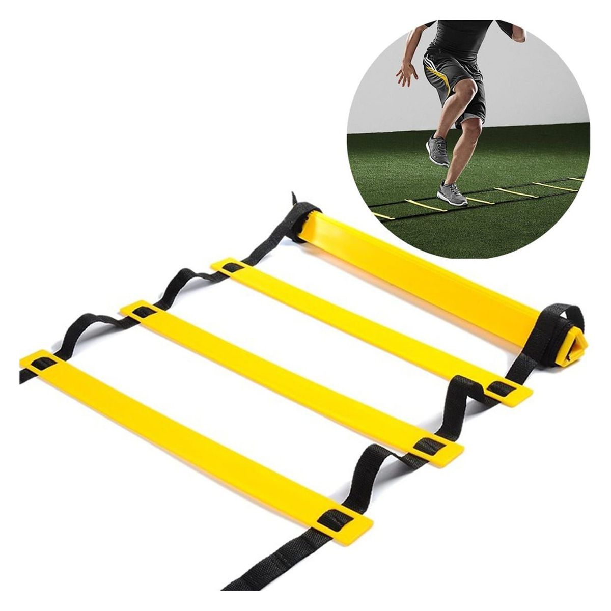 SPORT FITNESS - Escalera de entrenamiento 11 pasos 6 metros