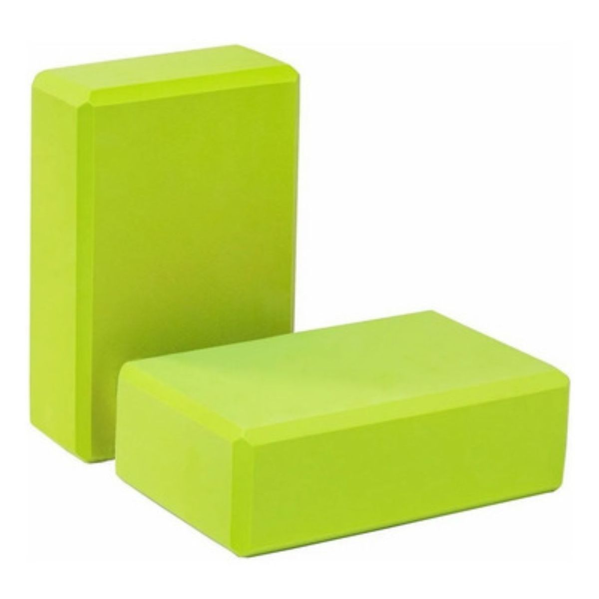 SPORT FITNESS - 2 Ladrillo De Espuma Para Yoga - Verde