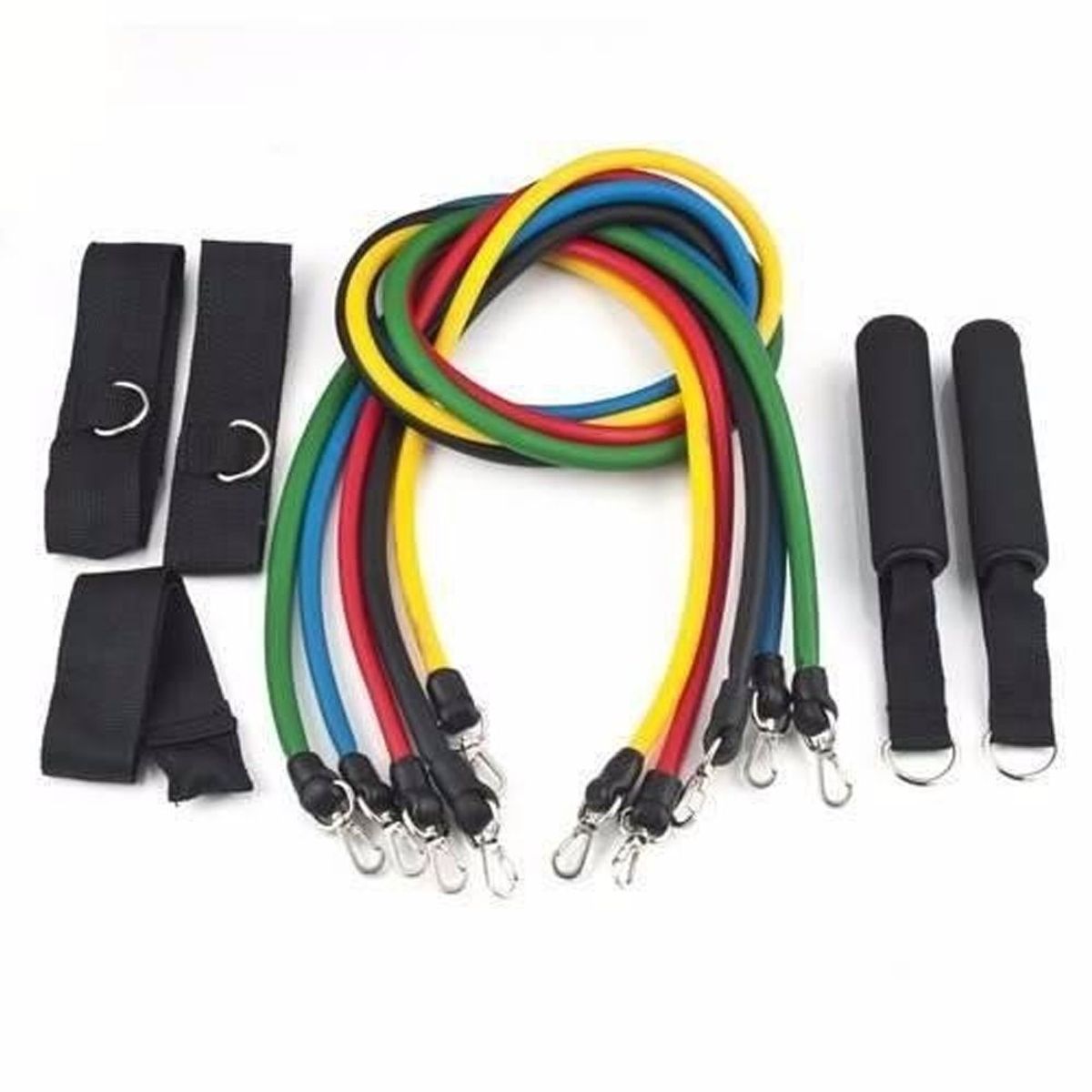 SPORT FITNESS - Set De 5 Ligas De Estiramiento Para Yoga Y Pilates