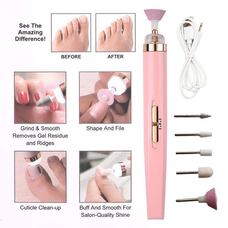 GENERICO - Limador de Unas Electrico - Set de Manicure