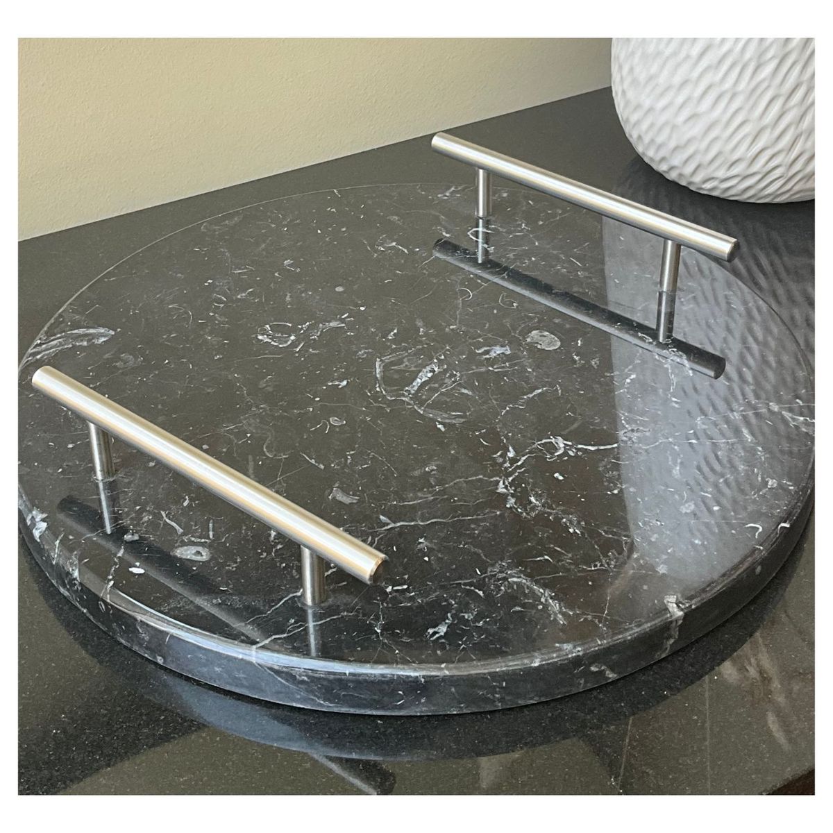 DAS HAUS - Azafate Mármol Marquina - Circular