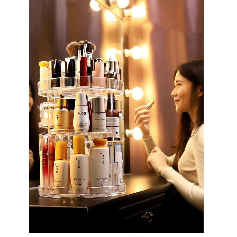 OEM - Organizador Acrílico para Cosméticos Giratorio