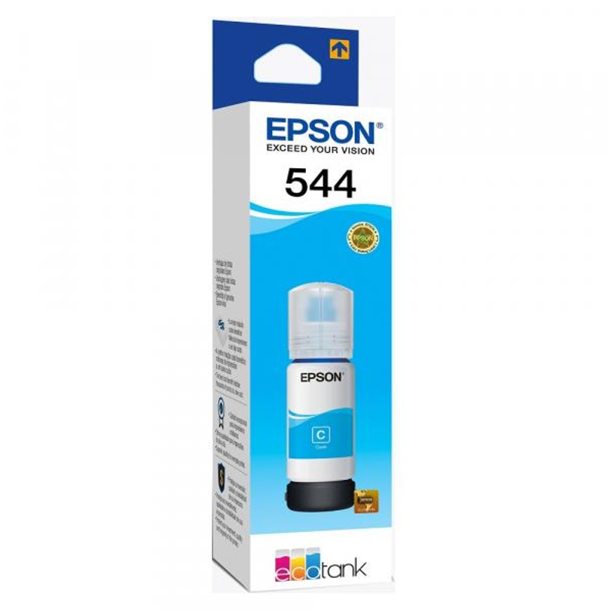 EPSON - Botella de tinta EPSON T544220-AL color Cian L1210 L3110 L3210 L3250 L3260