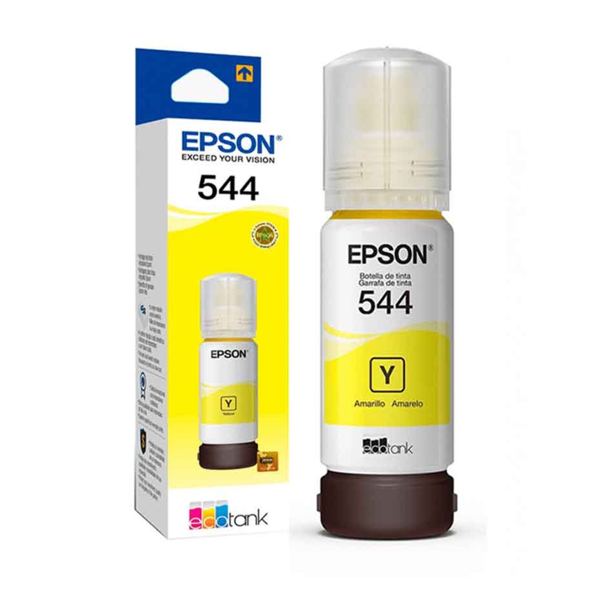 EPSON - Botella de tinta EPSON T544420-AL Color Amarillo L1210 L3110 L3210 L3250 L3260