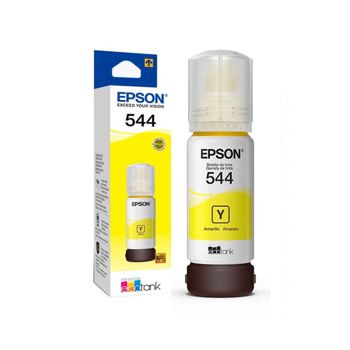 EPSON - Botella de tinta EPSON T544420-AL Color Amarillo L1210 L3110 L3210 L3250 L3260