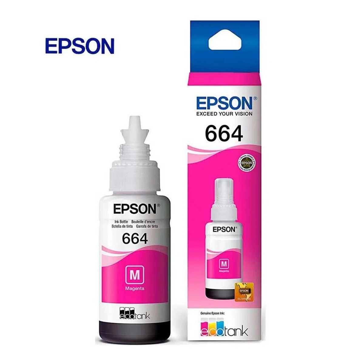 EPSON - Tinta Epson T664320-Al Magenta Para L200 L300 L455 L565