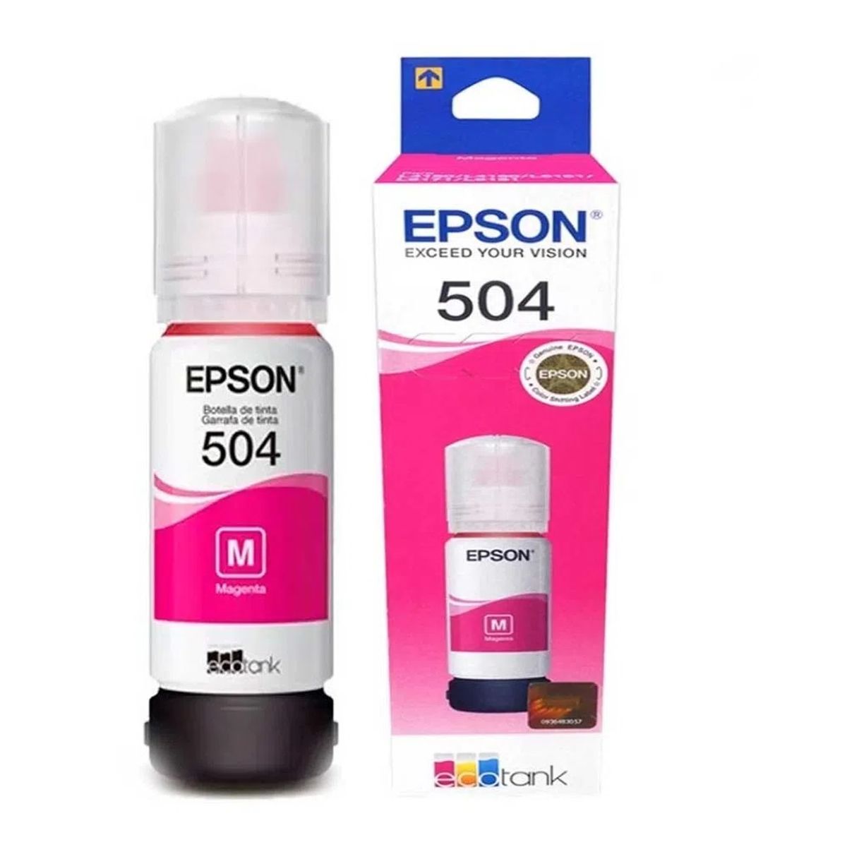 EPSON - Botella Tinta Epson T504320-Al Magenta para L4150, L4160, L6161,  L6171, L6191