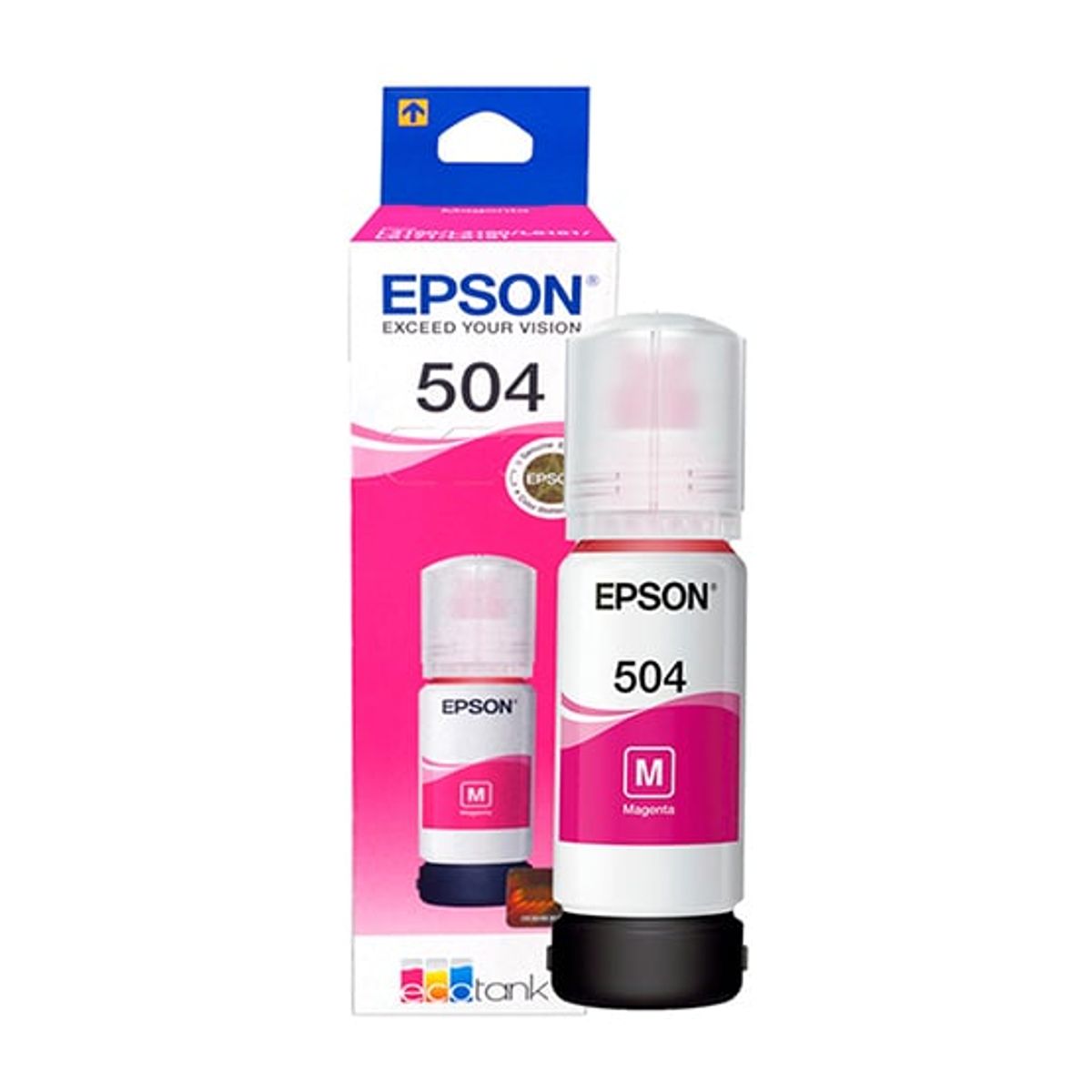 EPSON - Botella Tinta Epson T504320-Al Magenta para L4150, L4160, L6161,  L6171, L6191