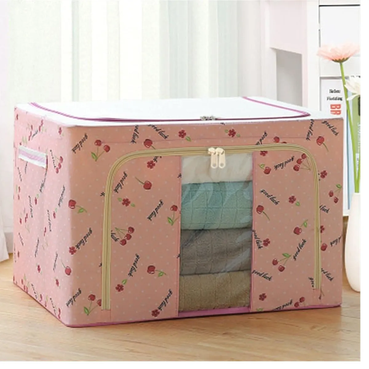 OEM - Caja de Almacenamiento Multifuncional Plegable 66 Litros