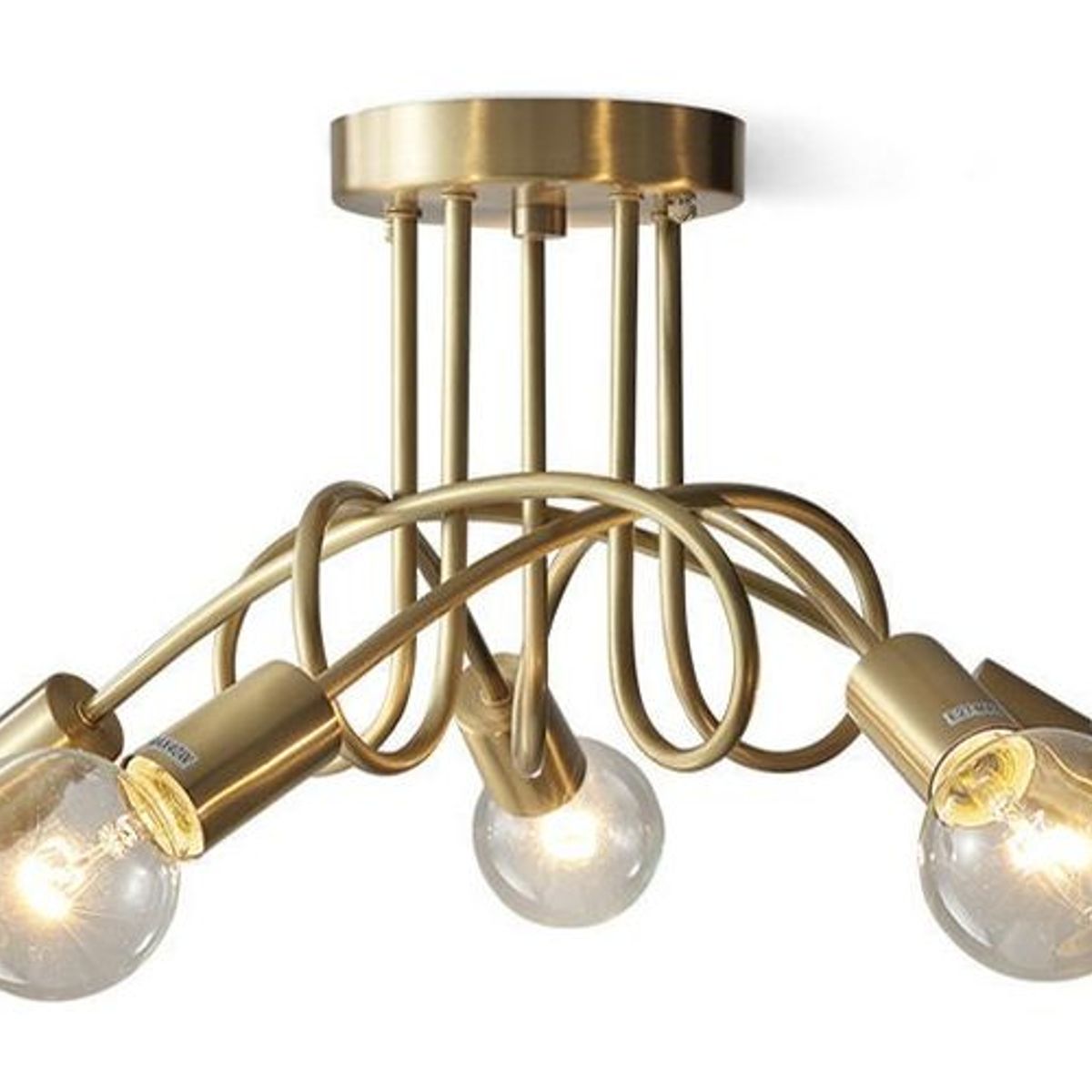 HOME NEAT - Lámpara de Techo 5L E27 Cobre