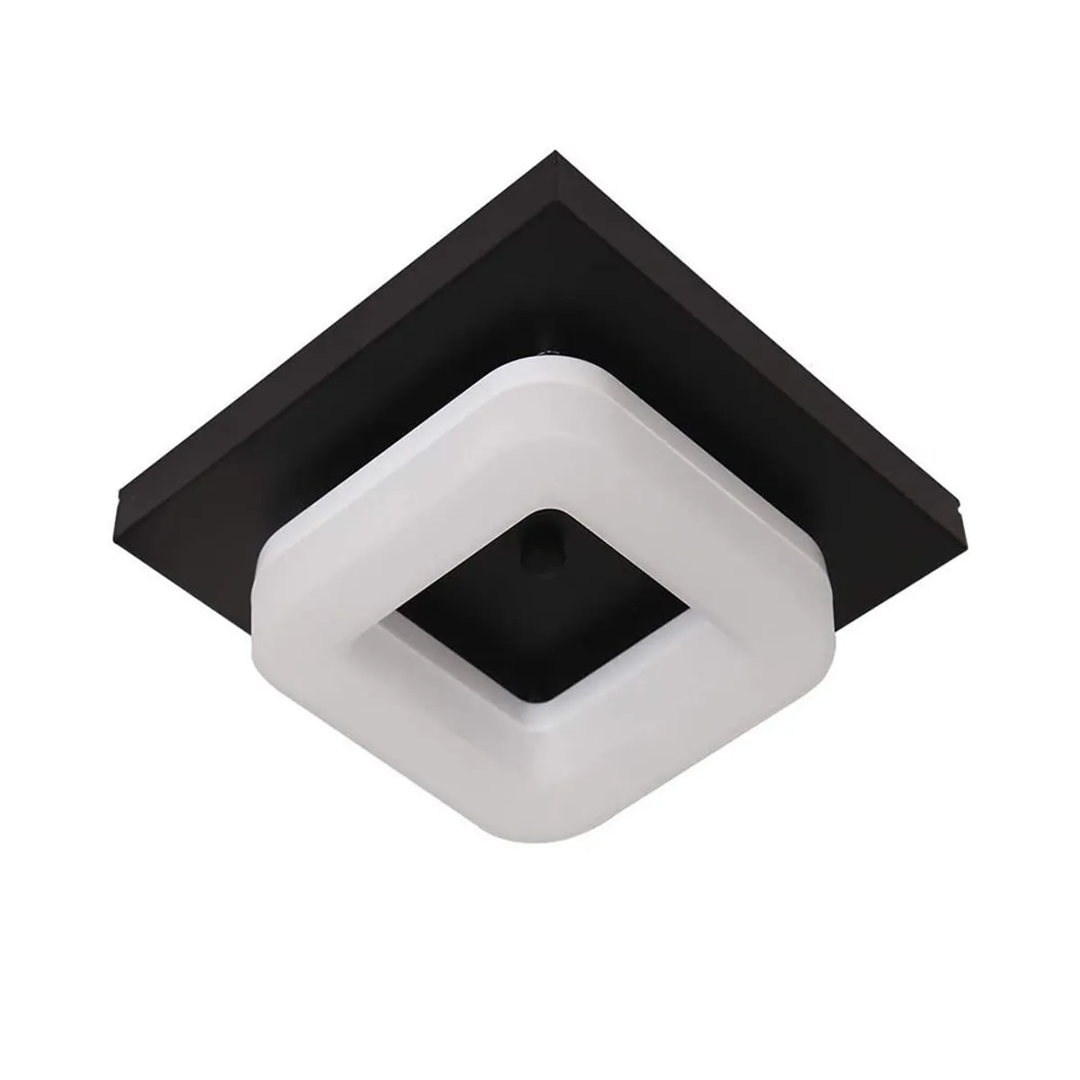 HOME NEAT - Lámpara de techo LED Cristal Moderna 12W Blanco Frío Ø20CM