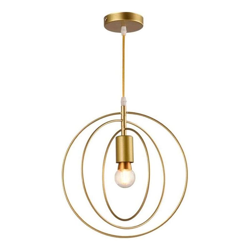 HOME NEAT - lamparas colgantes iluminacion E27 Oro