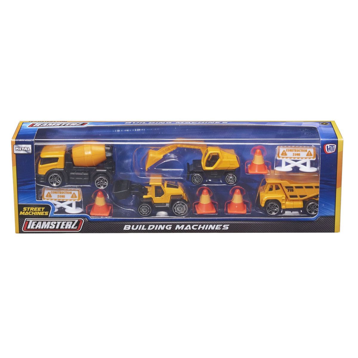 TEAMSTERZ - Juguete Playset de Construcción Vehículos + Accesorios