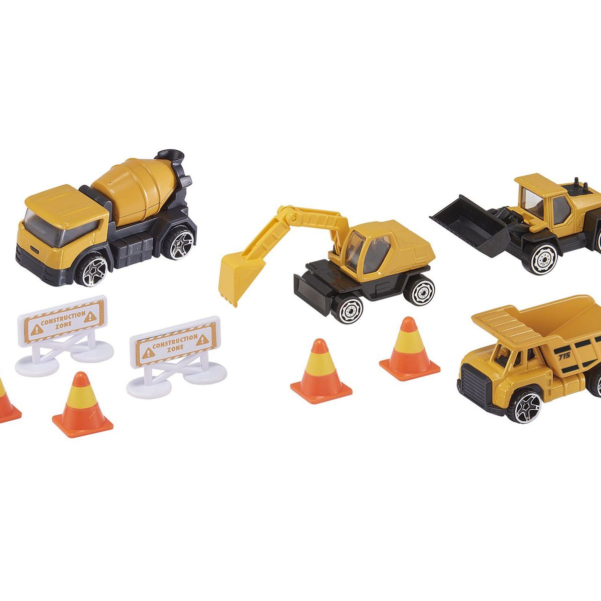 TEAMSTERZ - Juguete Playset de Construcción Vehículos + Accesorios
