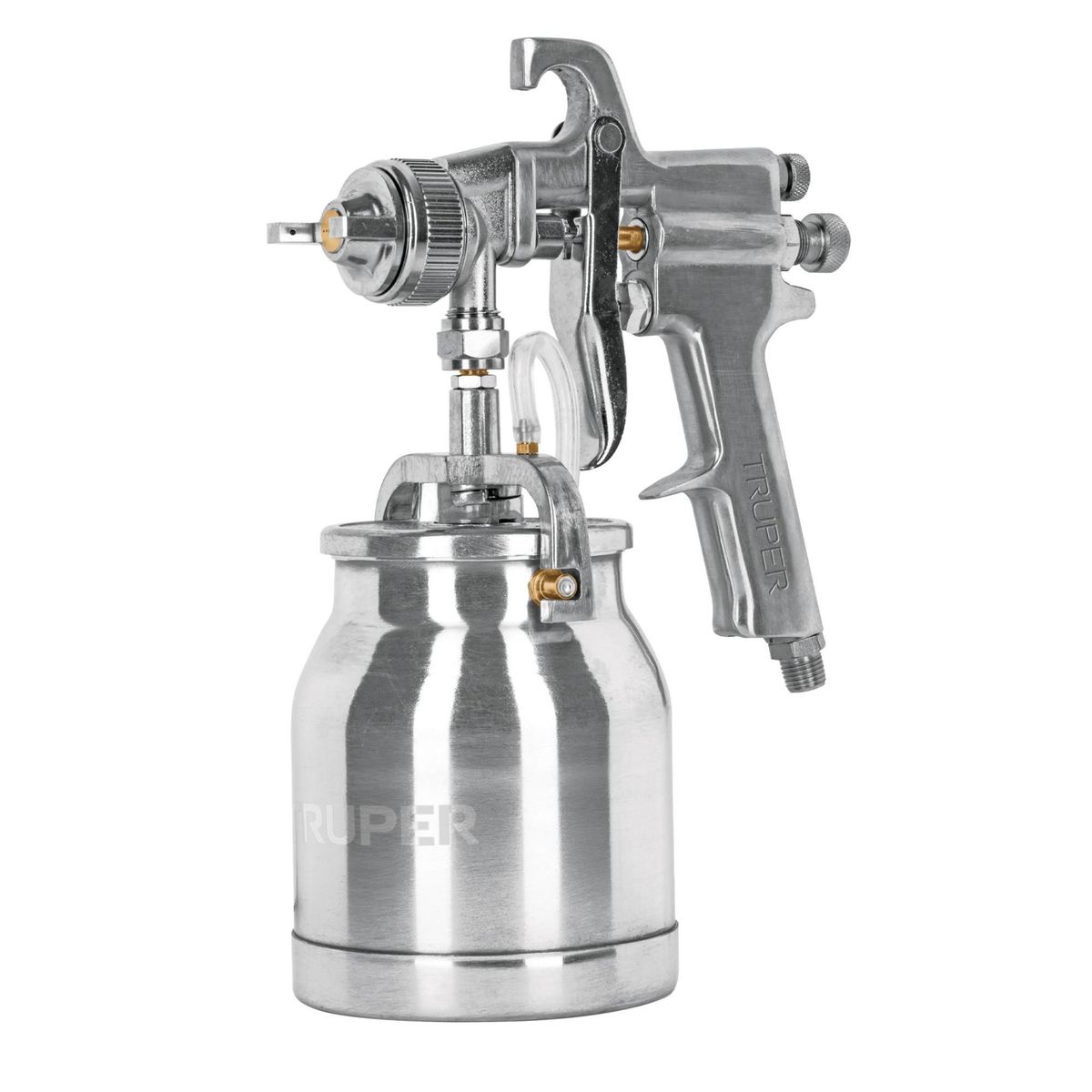 TRUPER - pistola de aire para pintar, uso profesional acabado fino  1L Truper