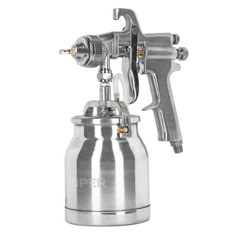 TRUPER - pistola de aire para pintar, uso profesional acabado fino  1L Truper