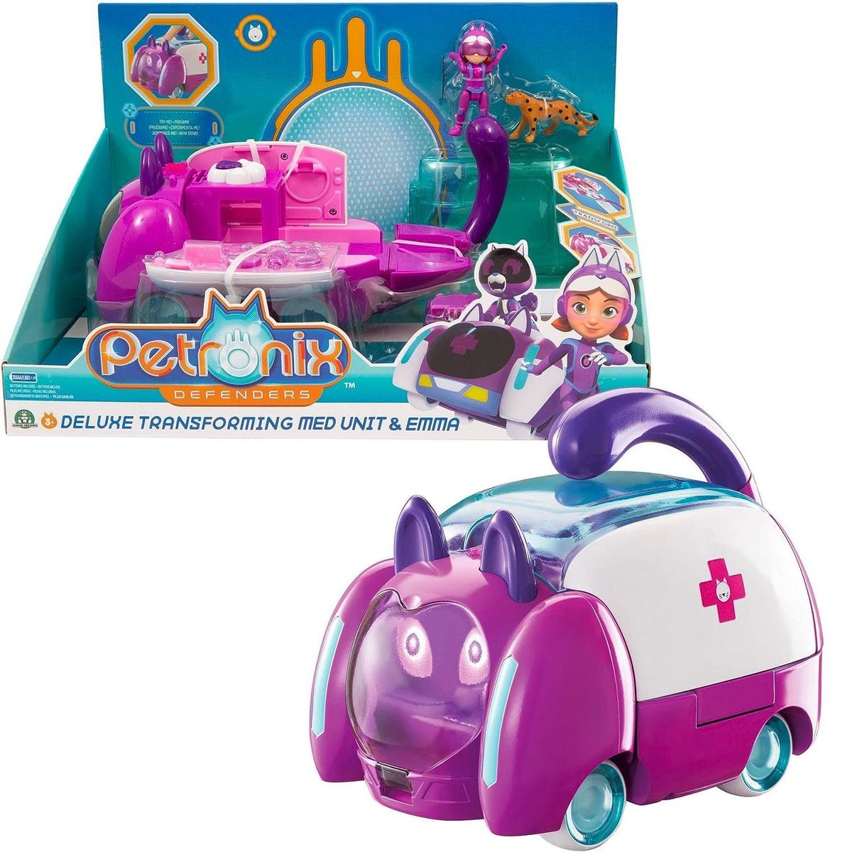 PETRONIX - Juguete Vehículo de Lujo Transformable Kitt Petronix