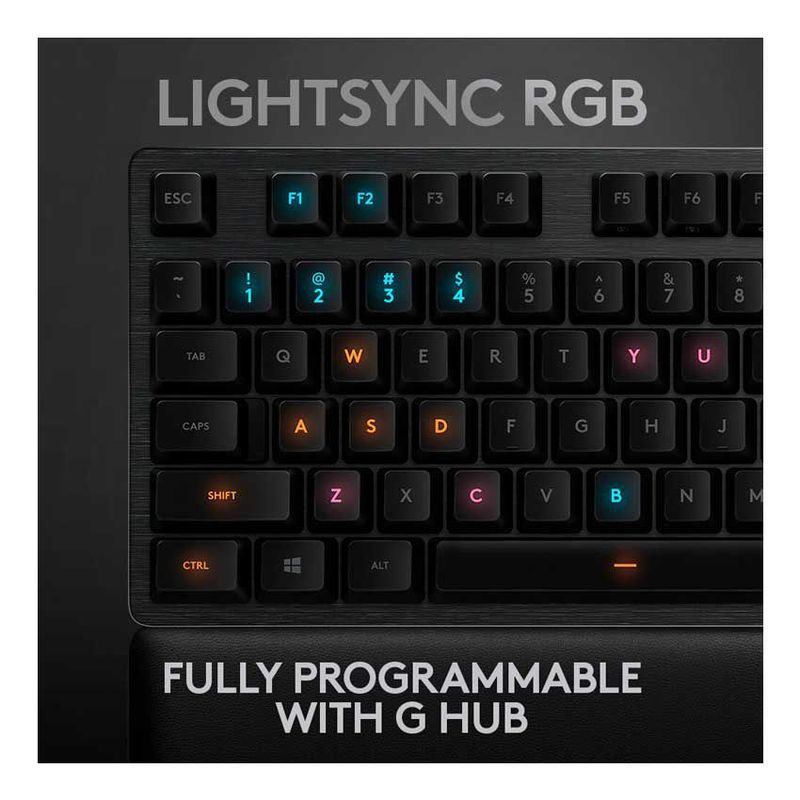 Logitech G513 Teclado Gaming Mecánico Cable USB RGB Aluminio